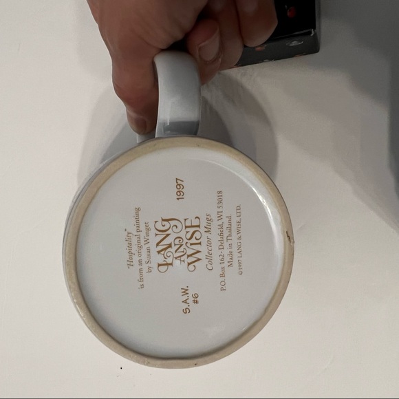 Lang & Wise Collector By Susan Winget 12oz Coffee Mug Vtg 1997 - Picture 3 of 8